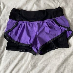 Lululemon Purple Shorts